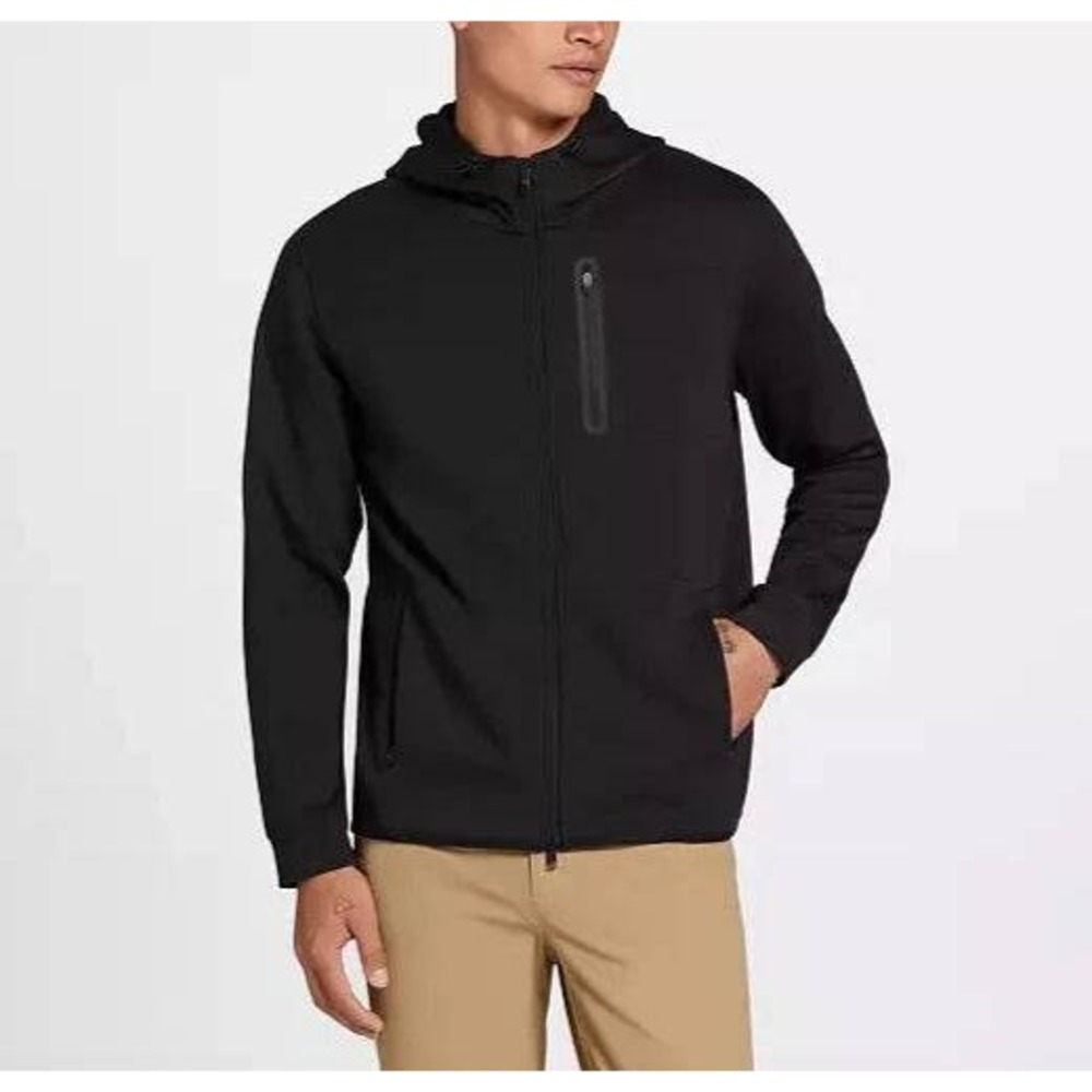 VRST Pinnacle Fleece Full Zip Pure Black Men's - SMALL